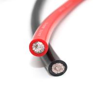 China ELETECK High Temperature Silicone Wire 18AWG Red Black 2.3mm OD for sale