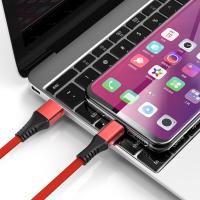 China 30CM Nylon Braided Lightning Cable Type C Fast Charging For S7 S6 for sale