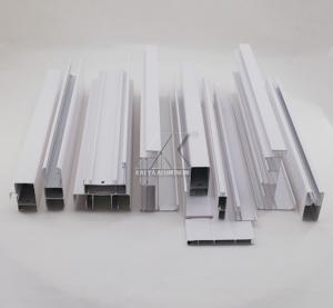 China White Powder Coating Sliding Window Frame Aluminium Profile For Doors And Windows on sale