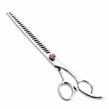 Cheap Pet shears, made of SUS440C stainless steel, convex edge blade, 59 to 61HRC hardness wholesale