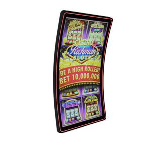 China Casino Slot Machines Curved Gaming Monitor 43 Inch J Type 4K High Resolution Waterproof on sale