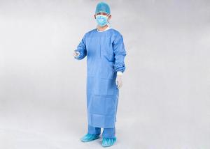 Cheap Reinforced Blue SMS Disposable Surgical Gown wholesale