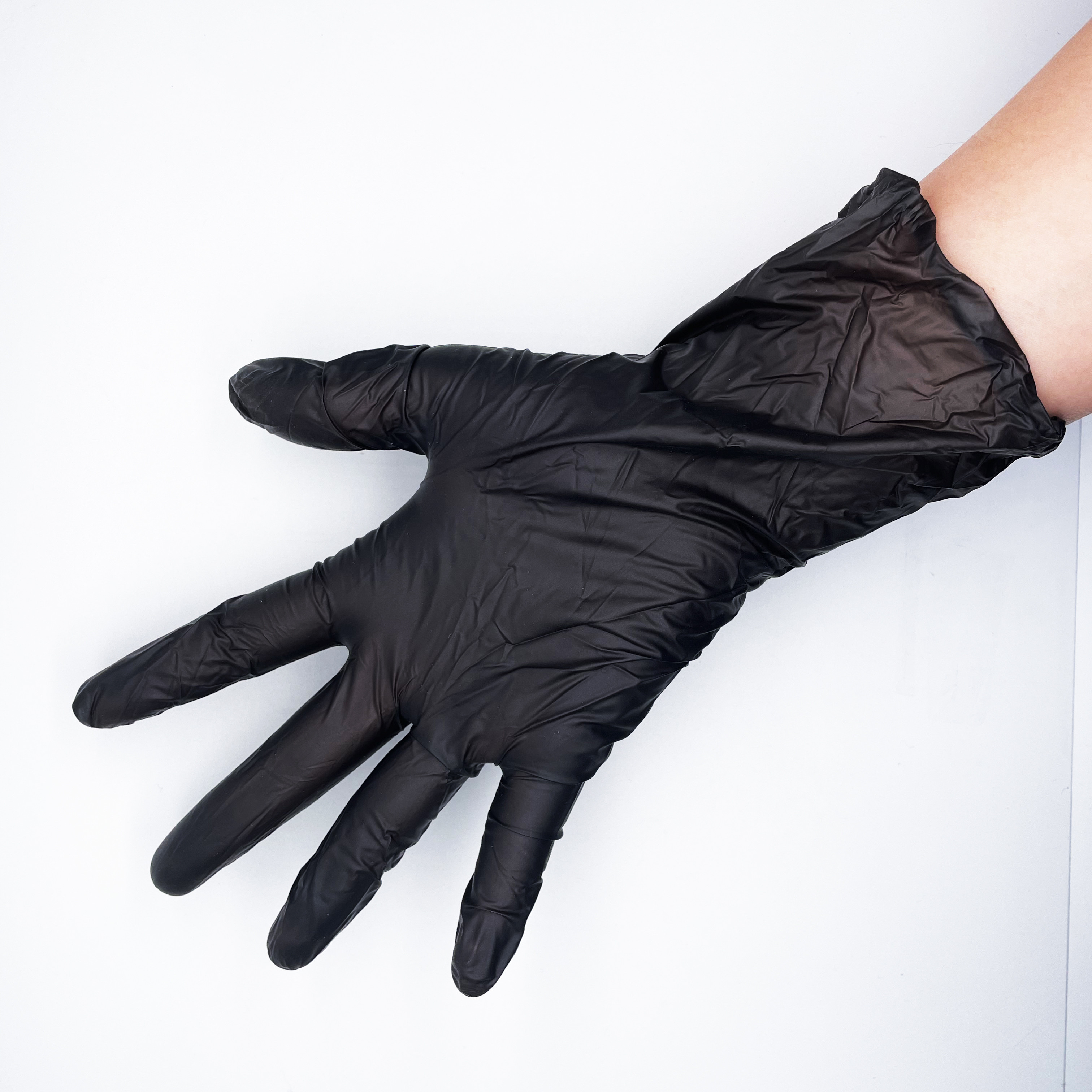 China FDA Disposable Medical Examination Nitrile Gloves Powder Free SML on sale