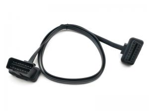Cheap Extension Obd2 Scanner Cable / Obd Adapter Cable Flat Ribbon Shape wholesale