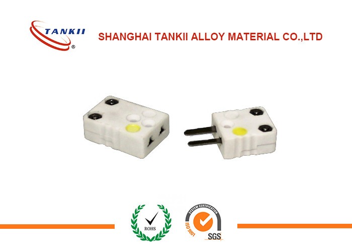 China Standard black J  Type Thermocouple Connector plug with solid pin used for thermocouple measurement for sale