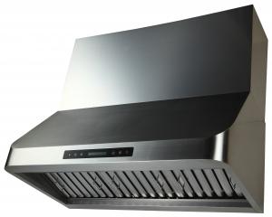 China ETL certificate American and Canada standard Wall mounting range hood with Baffle Filters 36'' on sale