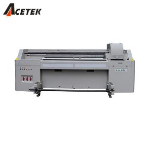 Cheap Industrial Piezoelectric Inkjet UV Led Flatbed Printer 6 Feet 1.8m wholesale
