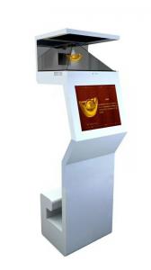 Cheap Embdded Hologram Self Service Kiosk For 3D Product Show Under HD Projection wholesale