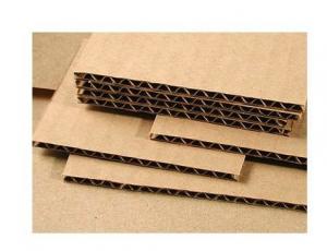 Cheap Wood Pulp Corrugated Card Sheets 3.0mm Thickness Grey Color Anti - Collision wholesale