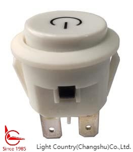 China High Quality Momentary Push Button Switch, Φ20, White, SPST, (ON)-OFF, for Power Start. on sale