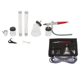 Cheap AB-168 Double Action Airbrush Set , Fabric Airbrush Kit For Miniature Painting wholesale