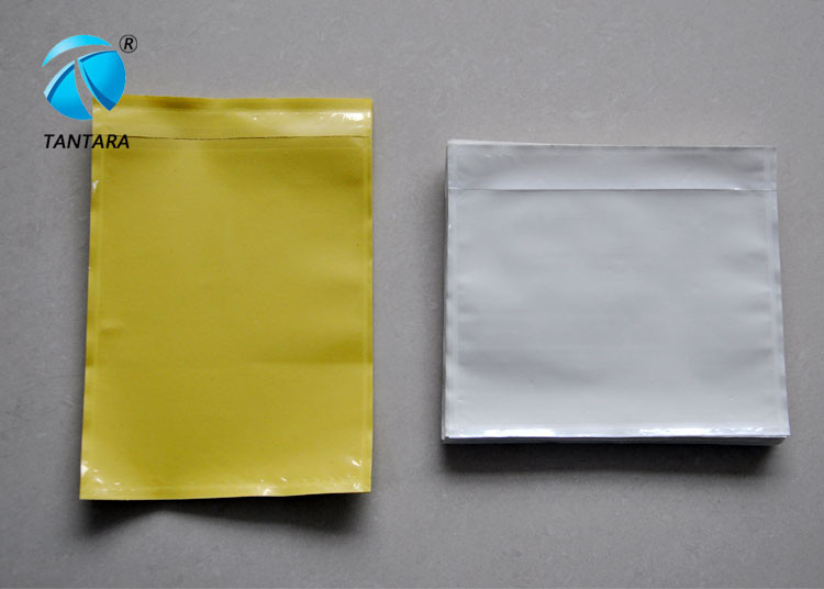 Cheap Personalized Packing List Enclosed Envelopes Small Pocket Transparent Bag wholesale