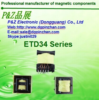 Cheap PZ-ETD34 Series High-frequency Transformer wholesale