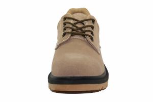 Cheap Suede Leather Men Work Shoes / Steel Toe Cap Shoes Rubber Cementing Outsole wholesale