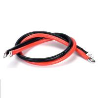 China 10AWG Battery Terminal Cables 20cm 30cm 40cm Super Soft Silicone With Lug for sale