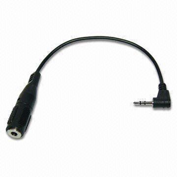 Quality 2.5mm Right Angle Stereo Headphone Plug Connector to USB/RCA/2 x Mono Jack Speaker Wire and Cable for sale