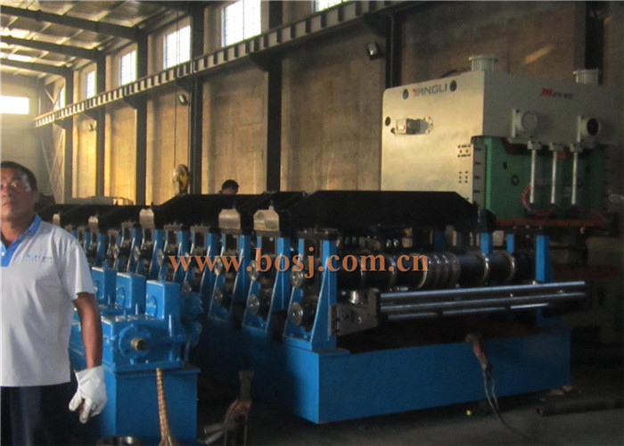 Cheap Agricultural Steel Silo Roll Forming Machine , 265KW Sheet Roller Machine 380V wholesale