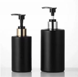 Cheap Plastic Recycled Shampoo Pump Bottle HDPE Matt Flat Neck Customized 200ml 350ml wholesale