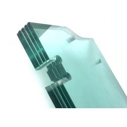 China Safety Clear Tempered Glass , High Strength 8mm Float Glass For Guardrail for sale