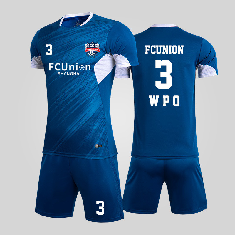 Cheap Adult children training match football jerseys custom printed team name sponsor jerseys number Added wholesale