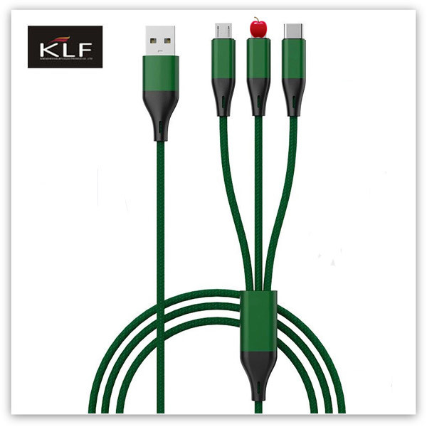 3 in 1 Nylonn Braided USB cable for sale