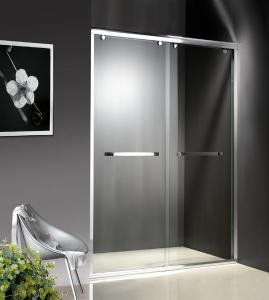 Cheap Double Sliding 1200-2000x1950mm Shower Cubicle Doors With Wheels wholesale