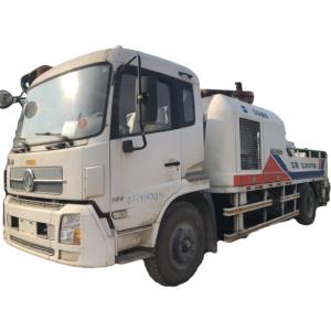 China 18Mpa 100CBM Used Concrete Trailer Pump , Truck Mounted Concrete Line Pump on sale