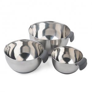 Cheap Amazon hot sale Stainless steel salad bowl set mixing bowls for kitchen wholesale