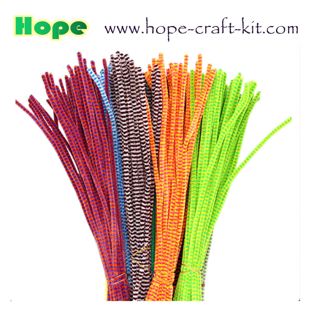 Cheap Spotted chenille stems Speckled pipe cleaners for children creative DIY craft kit material KIDS STEM INNOVATION wholesale