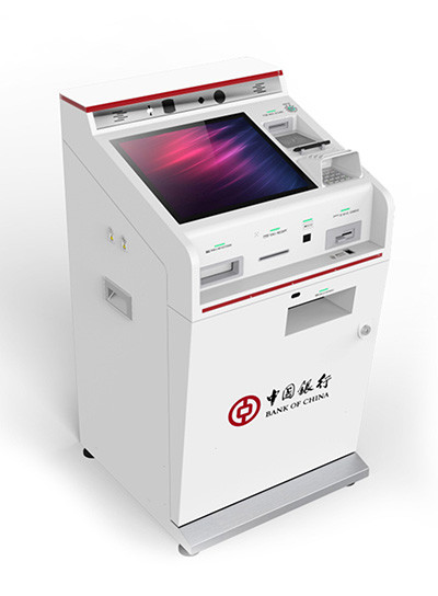 Cheap Self Service Banking Kiosk With Cash Dispenser Support Wireless And LAN Access wholesale
