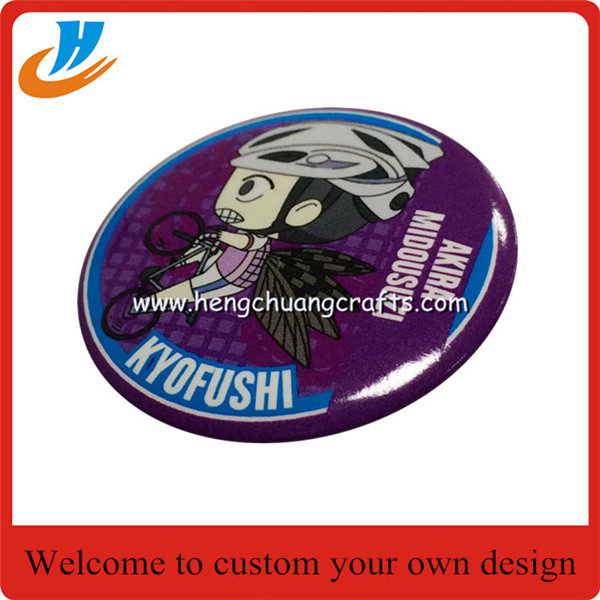 Cheap 2017 Hot Custom Metal Pin Badge Tin Button Badge lapel pin badge for Party wholesale