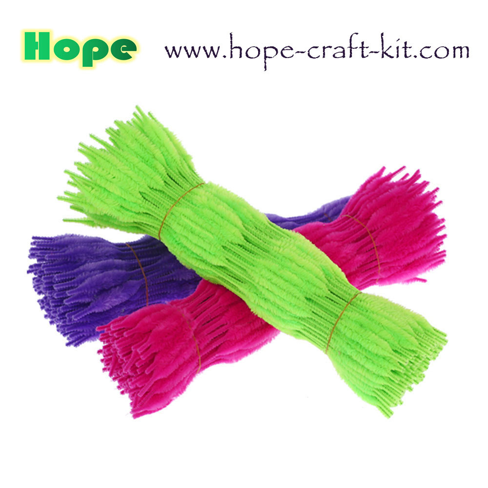 Cheap Wavy Wave shape Pipe cleaner chenille stems for children DIY hand craft kit and hobbies STEM INNOVATION material wholesale