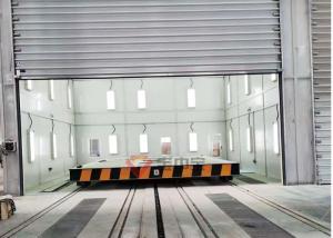 Cheap Military Spray Booth With Base Transport Rail Heavy Machine Painting Booth Line wholesale