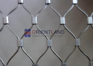 China Flexible Stainless Steel Wire Rope Mesh Balustrades Mesh Bird Netting Aviary Mesh on sale