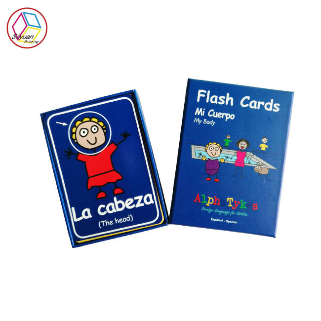 Full Color Print Personalised Cards For Kids Educational Game OEM Service