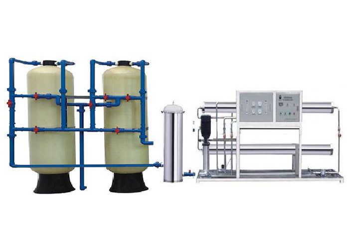 Quality 5000LPH RO Water Treatment Equipment , 2 Stage RO Water Purifier With FRP Tanks for sale