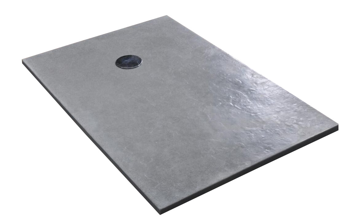 Cheap Professional Free Standing Grey Polymarble Shower Base , Rectangular Shower Tray wholesale