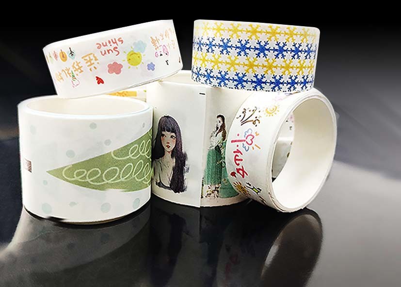 Custom Printed Eco Friendly 5m Long Antistatic Decorative Washi Tape