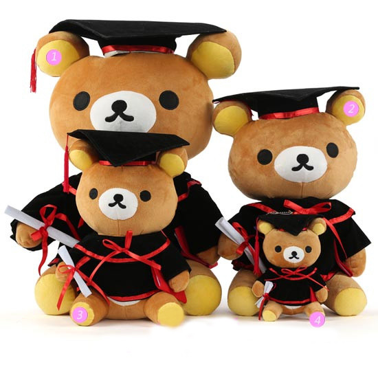 China Doctor Graduation Plush Teddy Bear For Graduation Celebration 30cm on sale