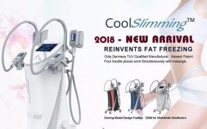 Cheap TUV Cryolipolysis Fat Freezing Machine Dual Layer Cooler Type With Massage Function wholesale