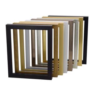 Cheap White 10x10 Thin Wood Picture Frames For Home Decoration wholesale