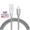 OEM MFI USB Lightning Charging Cable Full Metal For Apple IPhone for sale