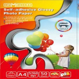 China 135/150gsm Self-adhesive Glossy Photo Paper with Strong Stickiness, Vivid Image on sale