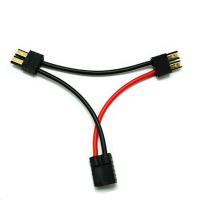 China 3*60mm High Temperature Silicone Wire 3 Way Splitter Cord 14AWG TRX 2 Male To 1 Female for sale