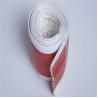 Red Silicone Rubber Fiberglass Sleeving Protection Of Industrial Hoses for sale