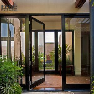 Cheap Double Access Aluminum Entrance Door / Thermal Break Aluminium Swing Door wholesale
