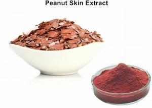 Cheap Natural Red Pigment Peanut Skin Extract , Food Grade Peanut Skin Nutrition wholesale
