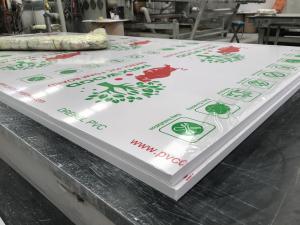 China 18mm 0.55 density expanded PVC foam sheet on sale