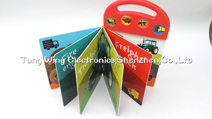 Toy Trucks Button Sound Book , interactive sound books for children