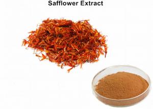 Cheap Safflower Natural Plant Extracts 4% Powder Carthamin Preventing Atherosclerosis wholesale